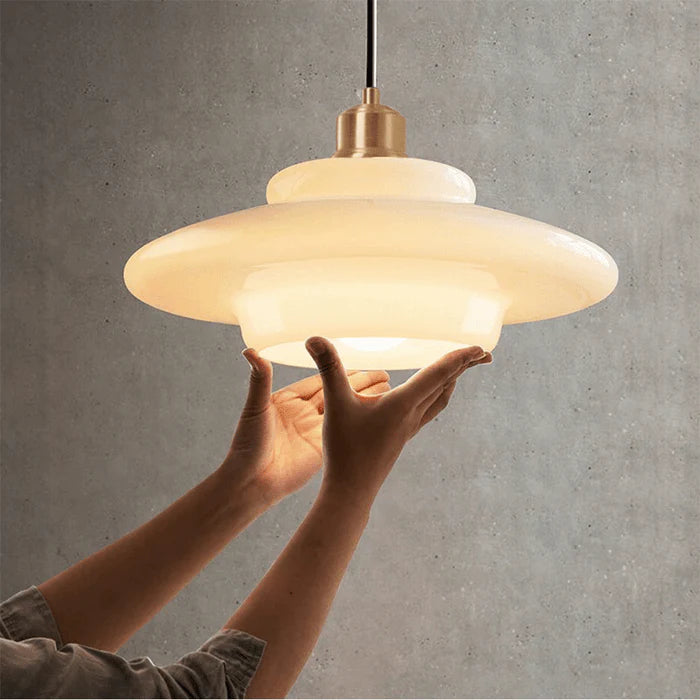White Glass Pendant Lamp